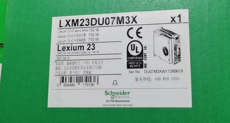 1PC SCHNEIDER LXM23DU07M3X Servo Drive New In Box Expedited Shipping