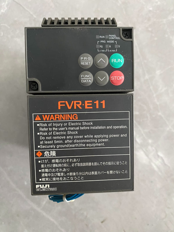 1Pcs Used Fuji inverter 0.75KW 220V FVR0.75E11S-2FA