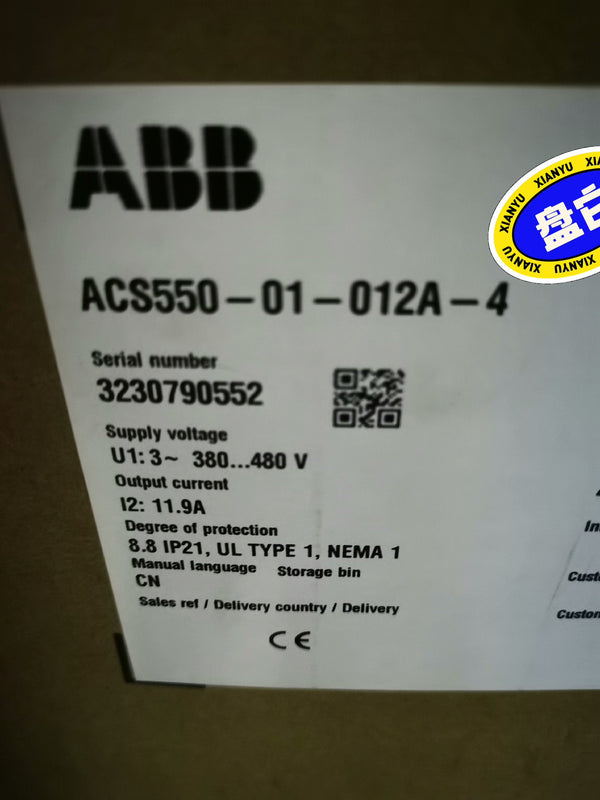 1pcs Brand New ABB inverter ACS550-01-012A-4 5.5KW with Operator panel