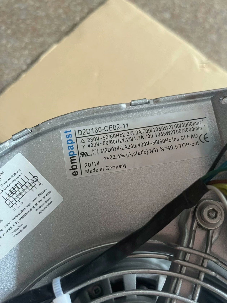 1 PC PARA Ebmpapst D2D160-CE02-11 Novo mx1