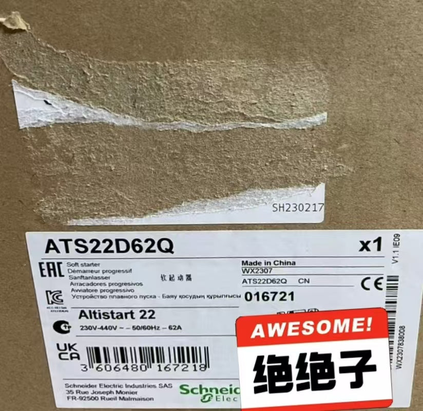 1PC FOR Schneider ATS22D62Q NEW MX4