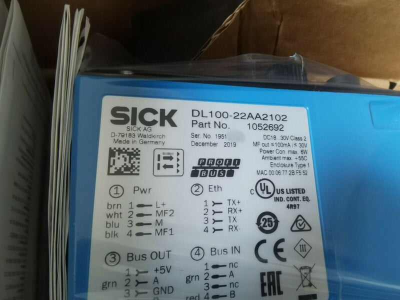 SICK dl100-22aa2102 dl10022aa2102