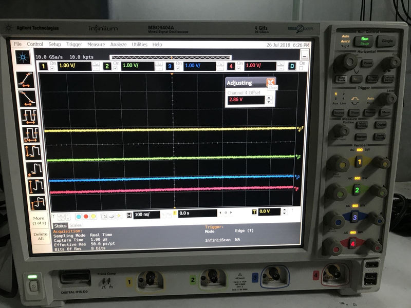 1PC FOR Agilent MSO9404A USED mx4