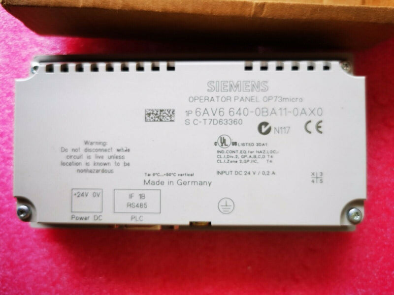 Siemens 6AV6640-0BA11-0AX0 6AV66400BA110AX0