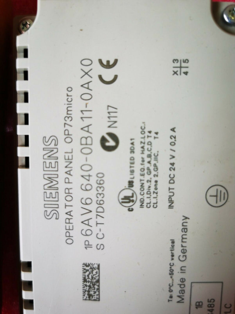 Siemens 6AV6640-0BA11-0AX0 6AV66400BA110AX0