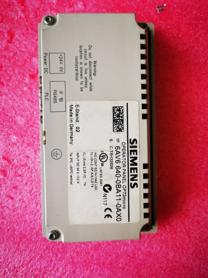 Siemens 6AV6640-0BA11-0AX0 6AV66400BA110AX0