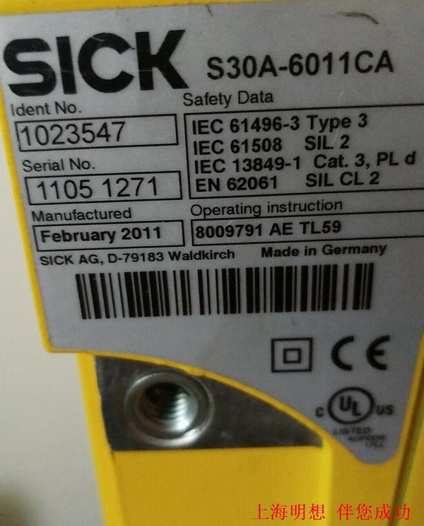 SICK S30A-6011CA S30A6011CA