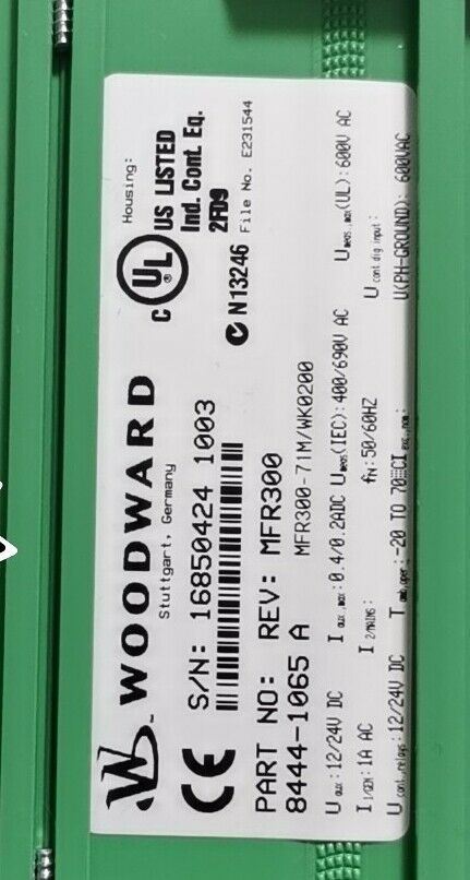 woodward 8444-1065 MFR300 MFR300-71M/WK0200 MFR300-71M/WK0200new