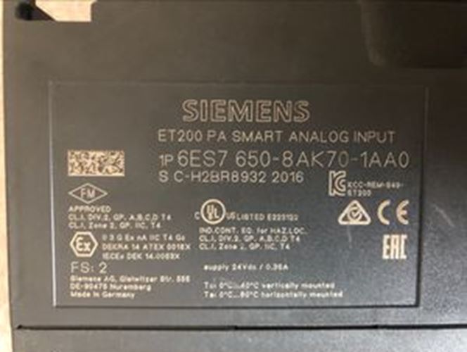 SIEMENS PLC 6ES7650-8AK70-1AA0