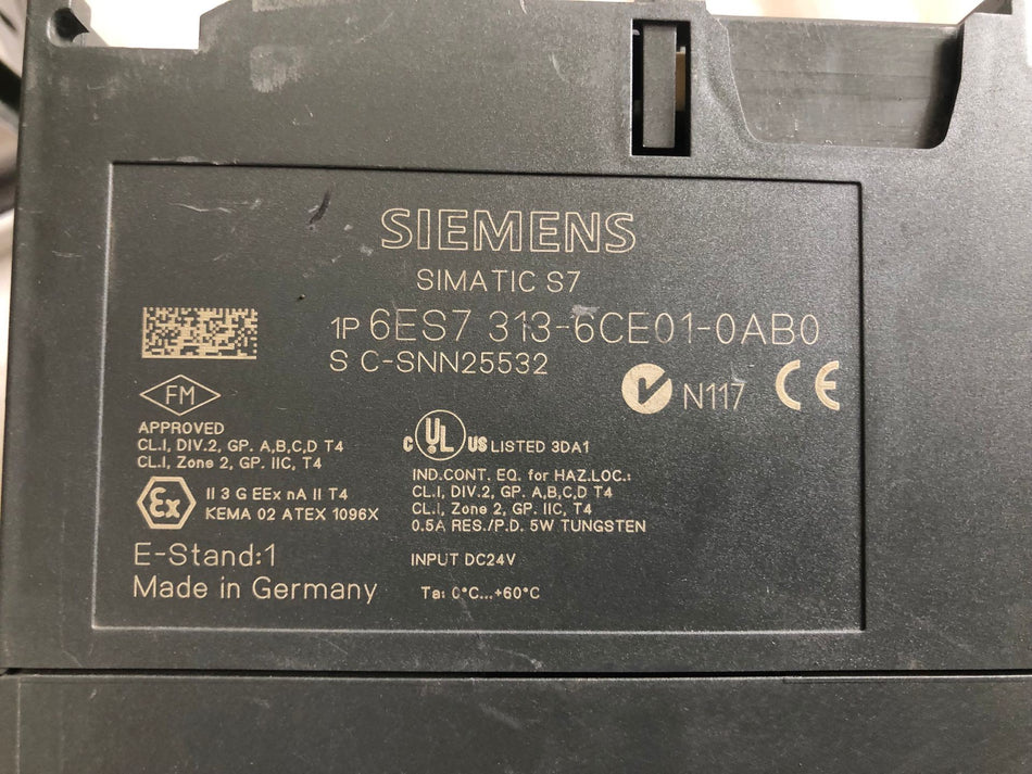 SIEMENS CPU6ES7313-6CE01-0AB0 USED