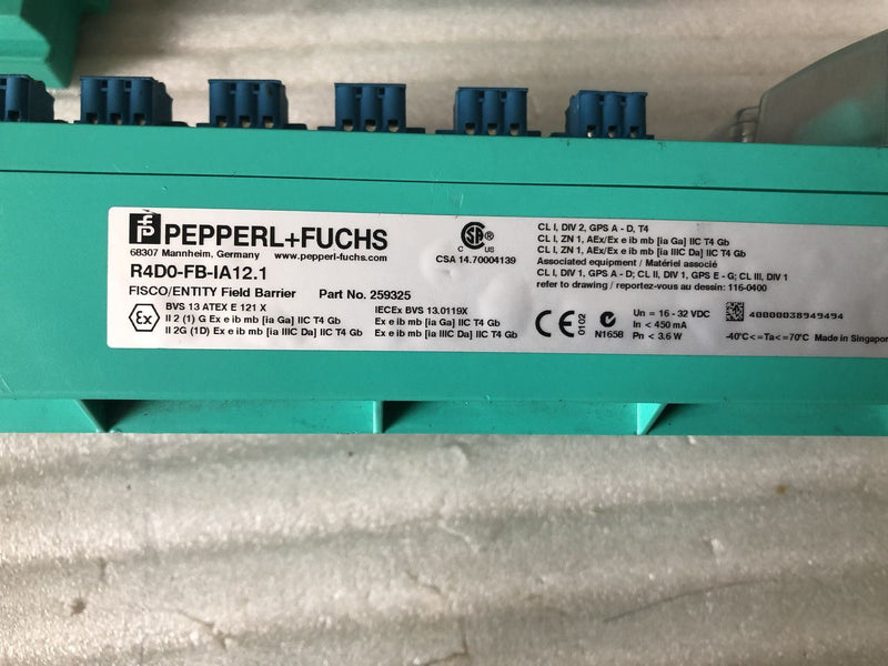 PEPPERL+FUCHS R4D0-FB-IA12.1 USED