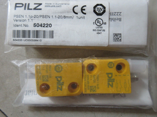 PILZ NEW 504220 PSEN 1.1-20/PSEN 1.1-20/8MM