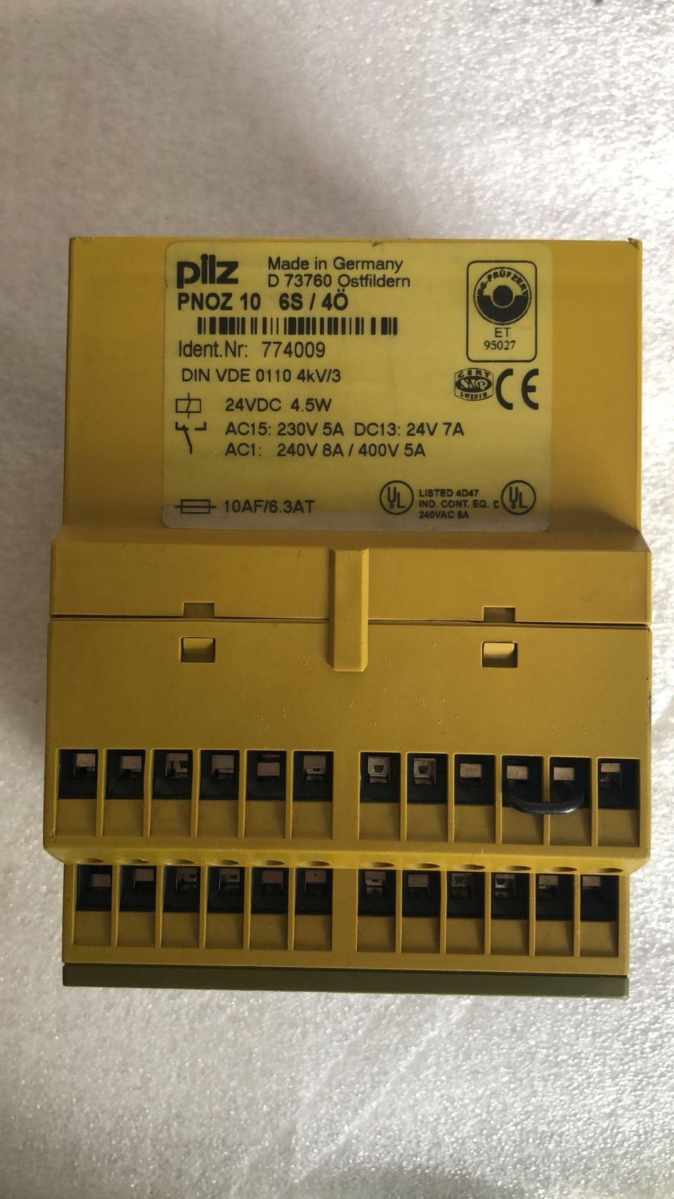PILZ PN0Z 10 6S/4O 774009 二手