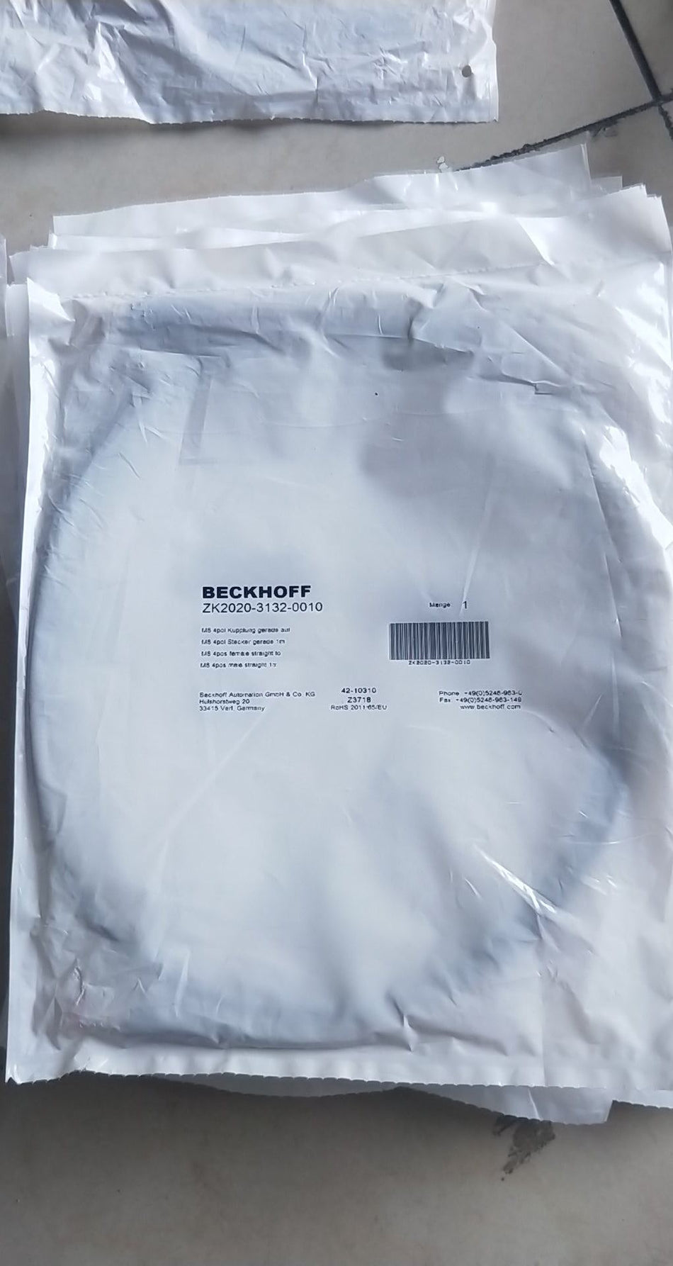 倍福全新 ZK2020-3132-0010