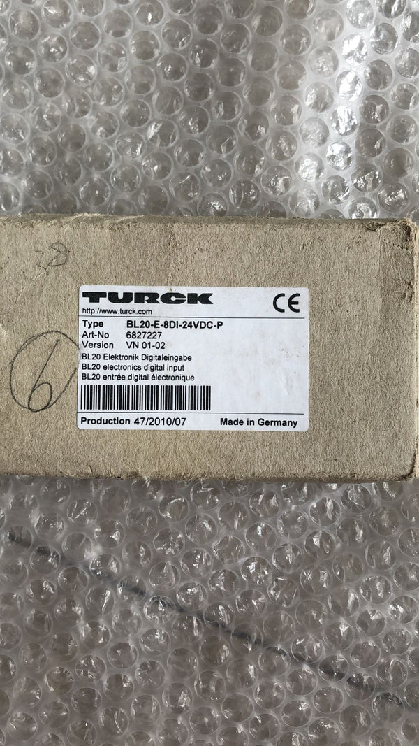 1PC FOR TURCK BL20-E-8DI-24VDC-P NEW