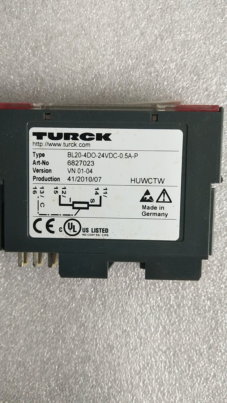 1PC FOR TURCK BL20-4DO-24VDC-0.5AP NEW