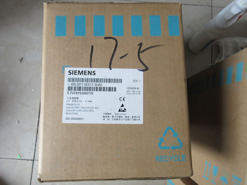 SIEMENS NEW 6SL3217-0CE17-5UA1