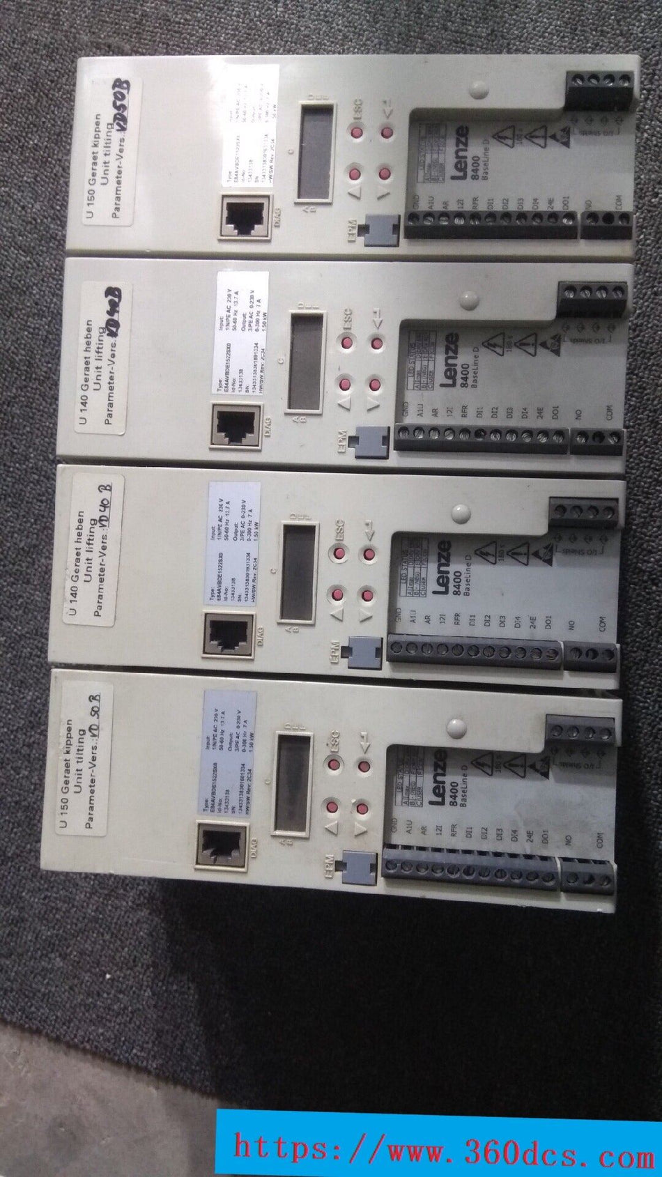 LENZE E84AVBDE1522SX0 USED