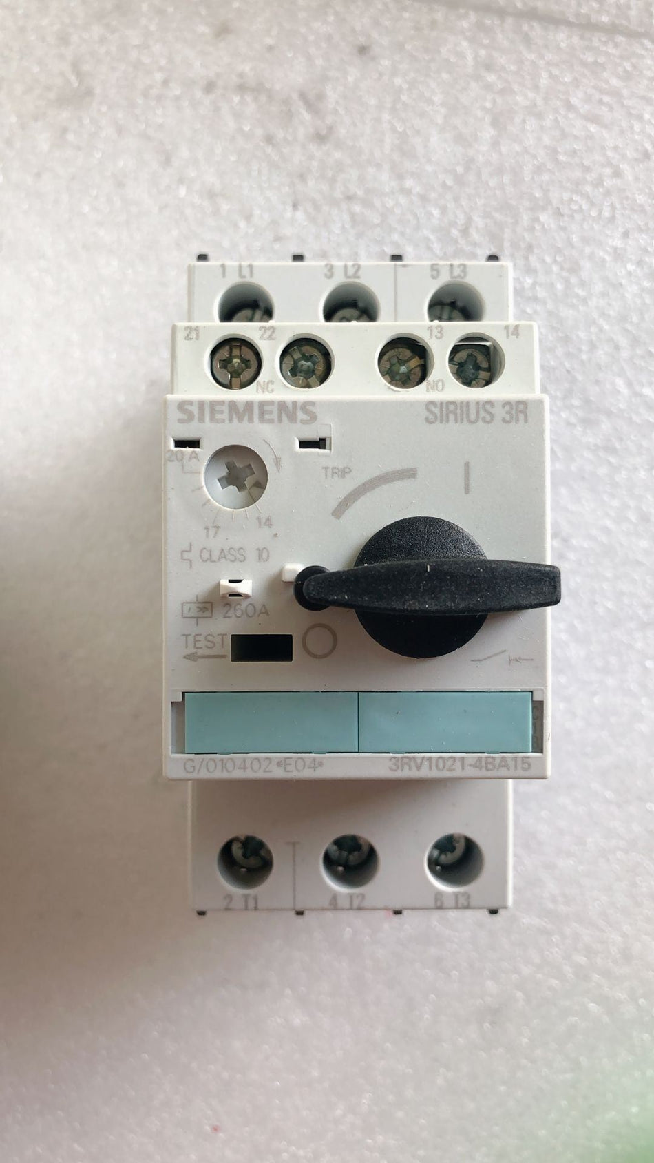 SIEMENS 3RV1021-4BA15 novo 3RV10214BA15