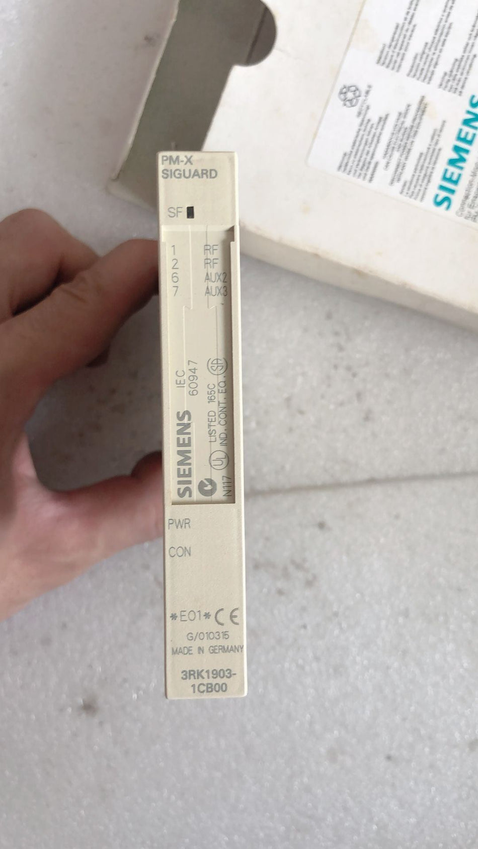 SIEMENS 3RK1903-1CB00 novo 3RK19031CB00