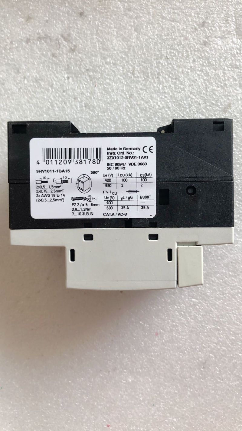 SIEMENS 3RV1011-1BA15 new 3RV10111BA15