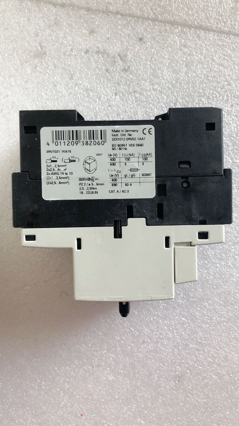 SIEMENS 3RV1021-4KA15 new 3RV10214KA15