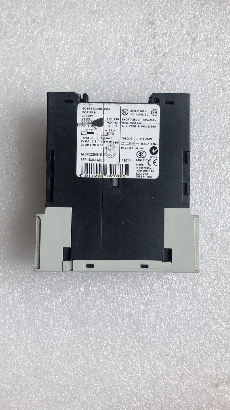 SIEMENS 3RP1540-1AB30 3RP15401AB30