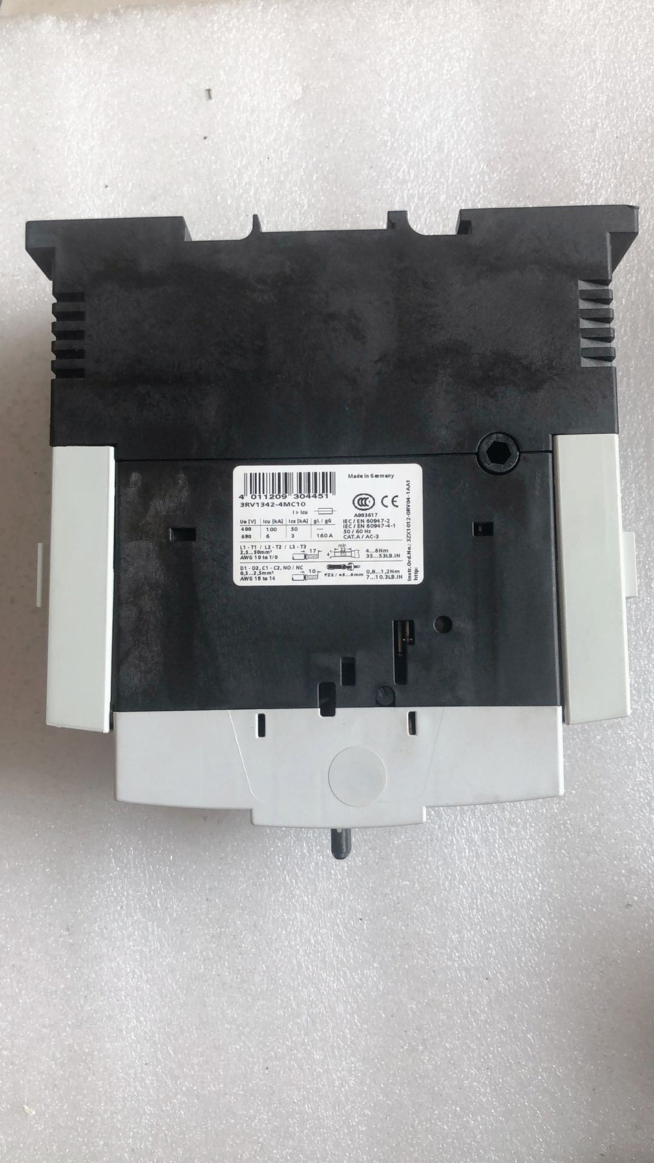 Siemens 3RV1342-4MC10 novo 3RV13424MC10