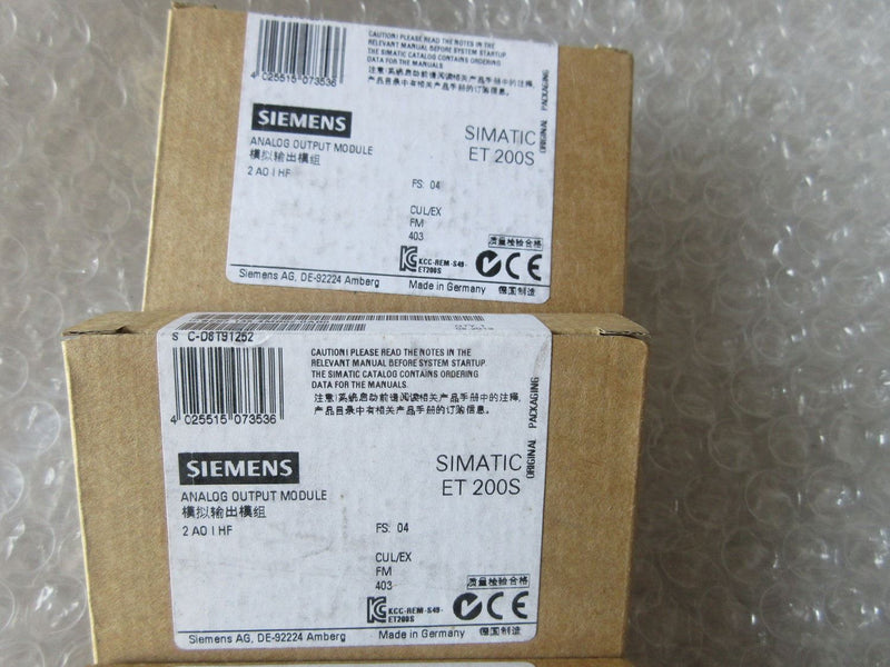 SIEMENS 6ES7 135-4MB02-0AB0 new 6ES7 1354MB020AB0