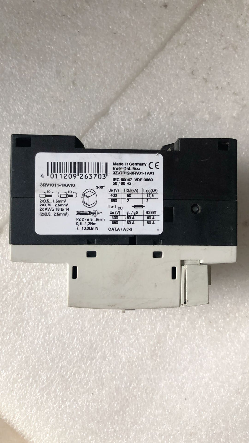 SIEMENS 3RV1011-1KA10 3RV10111KA10