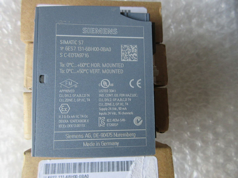 Siemens 6ES7 131-6BH00-0BA0 new 6ES7 1316BH000BA0