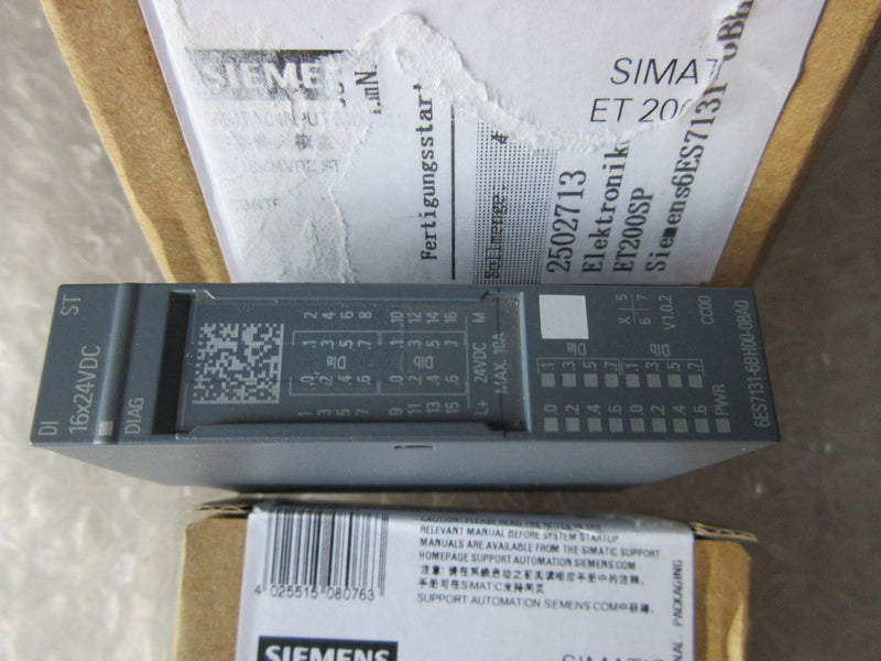 Siemens 6ES7 131-6BH00-0BA0 new 6ES7 1316BH000BA0