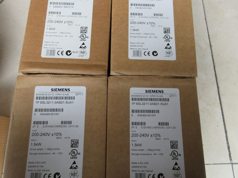 SIEMENS 6SL3211-0AB21-5UA1 new 6SL32110AB215UA1