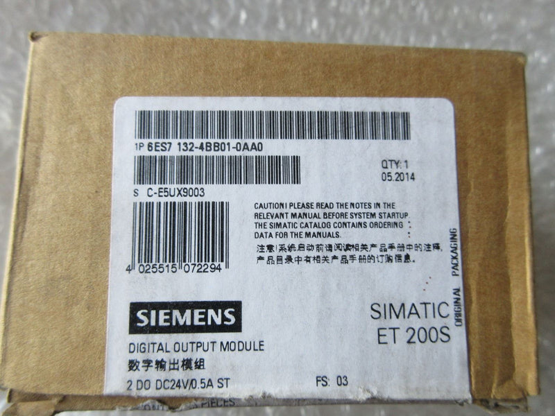 Siemens 6ES7 132-4BB01-0AA0 new 6ES7 1324BB010AA0