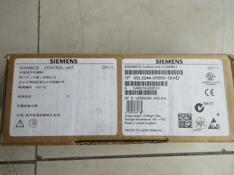 Siemens 6SL3244-0BB00-1BA0 new 6SL32440BB001BA0