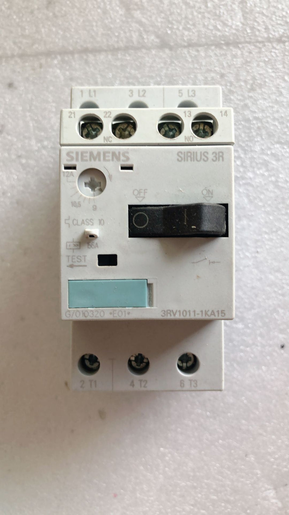 SIEMENS 3RV1011-1KA15 novo 3RV10111KA15