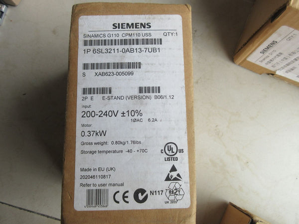 SIEMENS 6SL3211-0AB13-7UB1 new 6SL32110AB137UB1