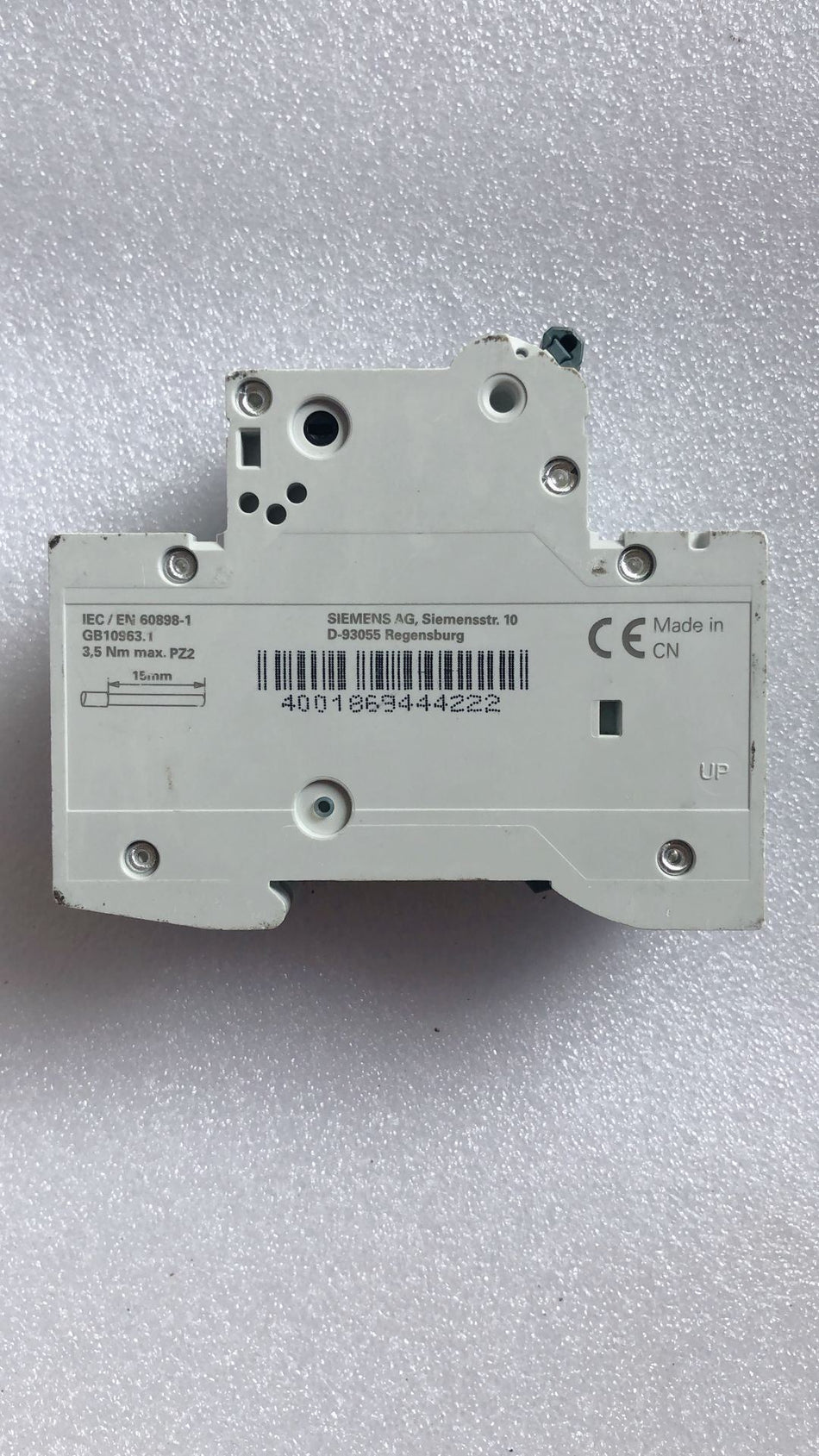 Siemens 5SY6202-8CC novo 5SY62028CC