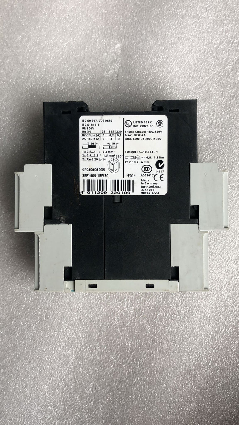 Siemens 3RP1505-1BW30 new 3RP15051BW30