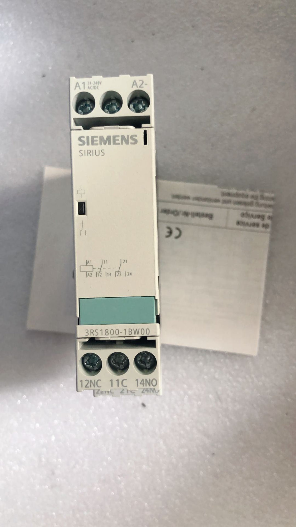 SIEMENS 3RS1800-1BW00 novo 3RS18001BW00
