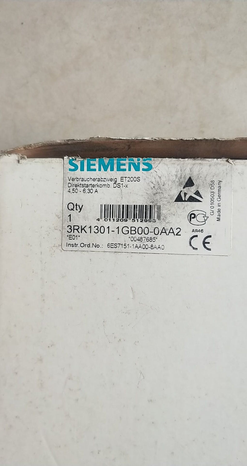 SIEMENS 3RK1301-1GB00-0AA2 new 3RK13011GB000AA2