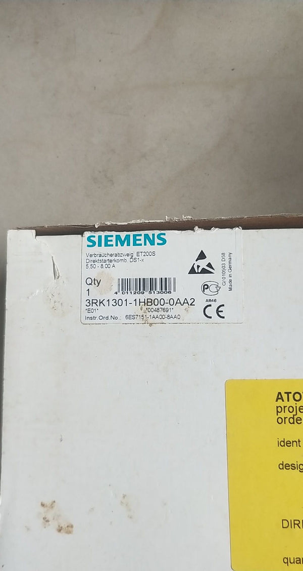 SIEMENS 3RK1301-1HB00-0AA2 new 3RK13011HB000AA2