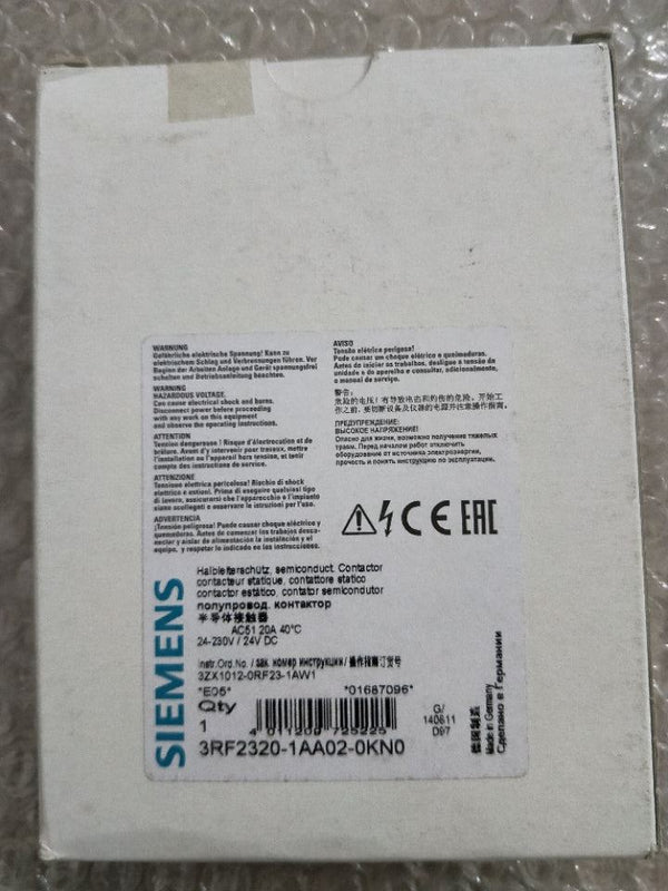 Siemens 3RF2320-1AA02-0KN0 new 3RF23201AA020KN0