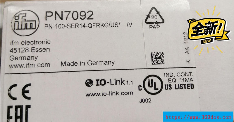 IFM PN7092 new