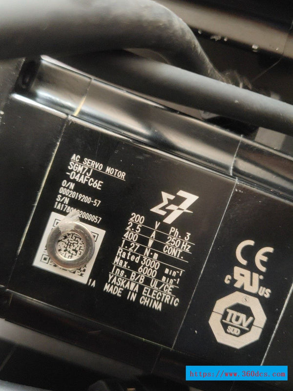 YASKAWA sgm7j-04afc6e sgm7j04afc6e used