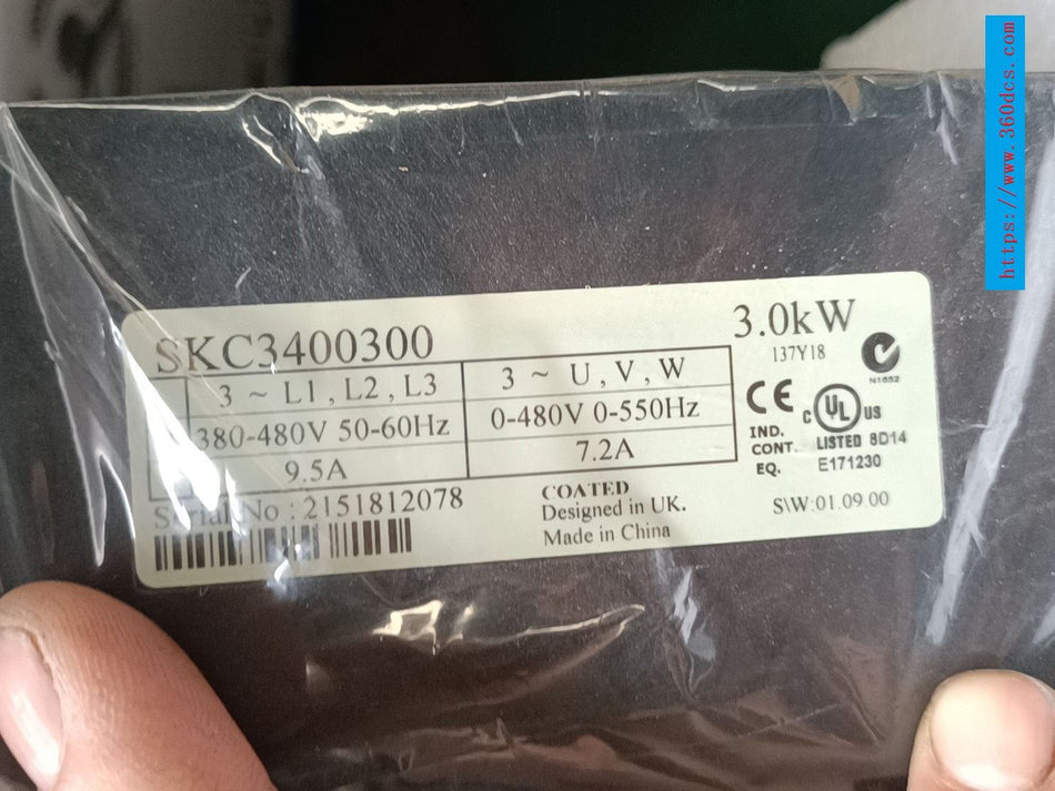 艾默生 SKC3400300 3.0KW 全新