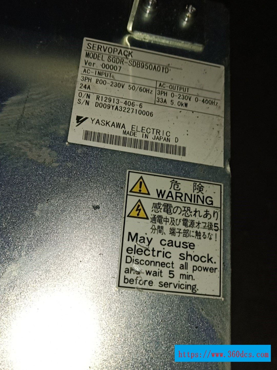 安川 SGDR-SDB950A01D SGDRSDB950A01D 二手