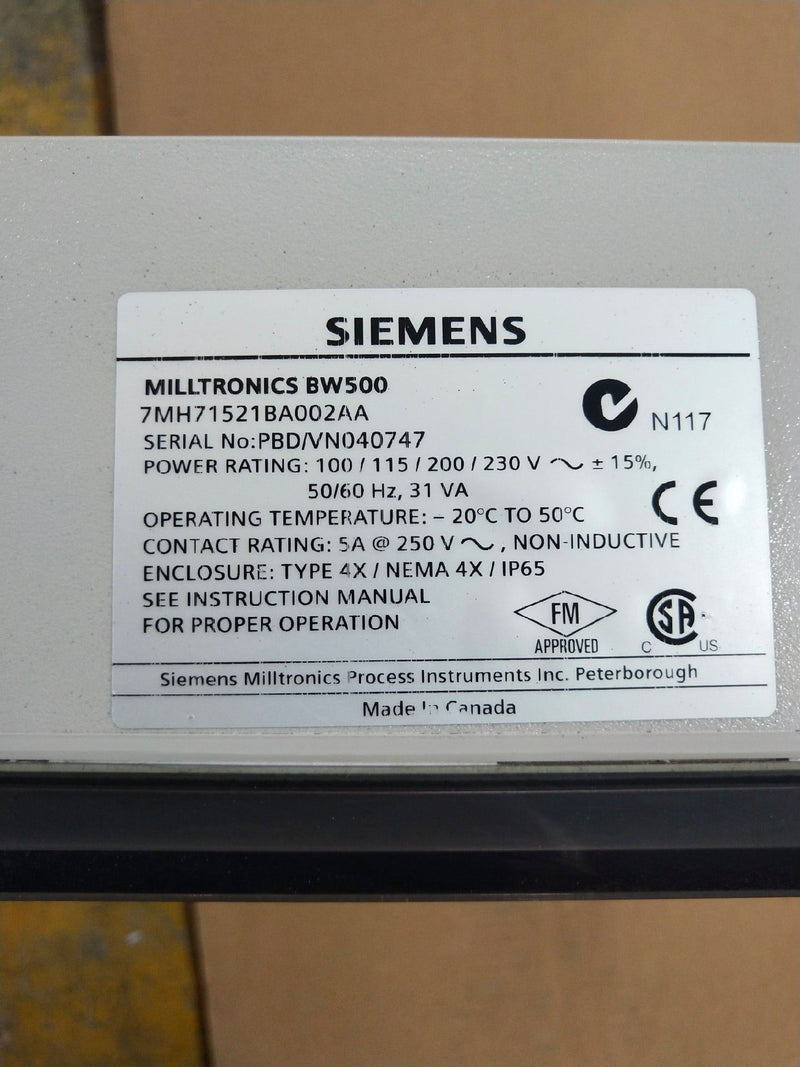 SIEMENS 7MH71521BA002AA USED