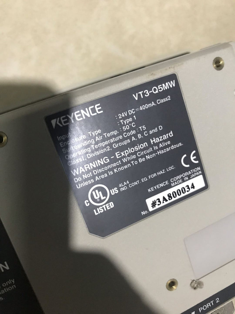 keyence VT3-Q5MW VT3Q5MW