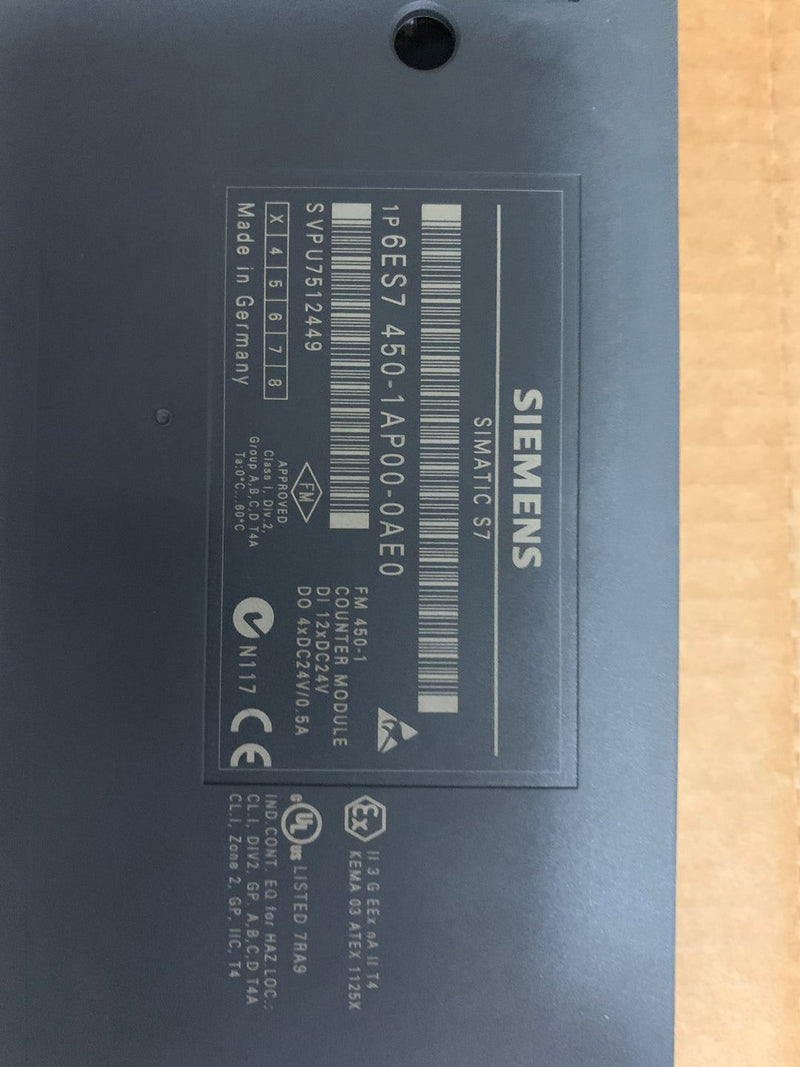 SIEMENS 6ES7450-1AP00-0AE0 new 6ES74501AP000AE0